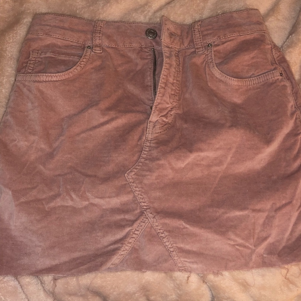 Pink Topshop mini skirt